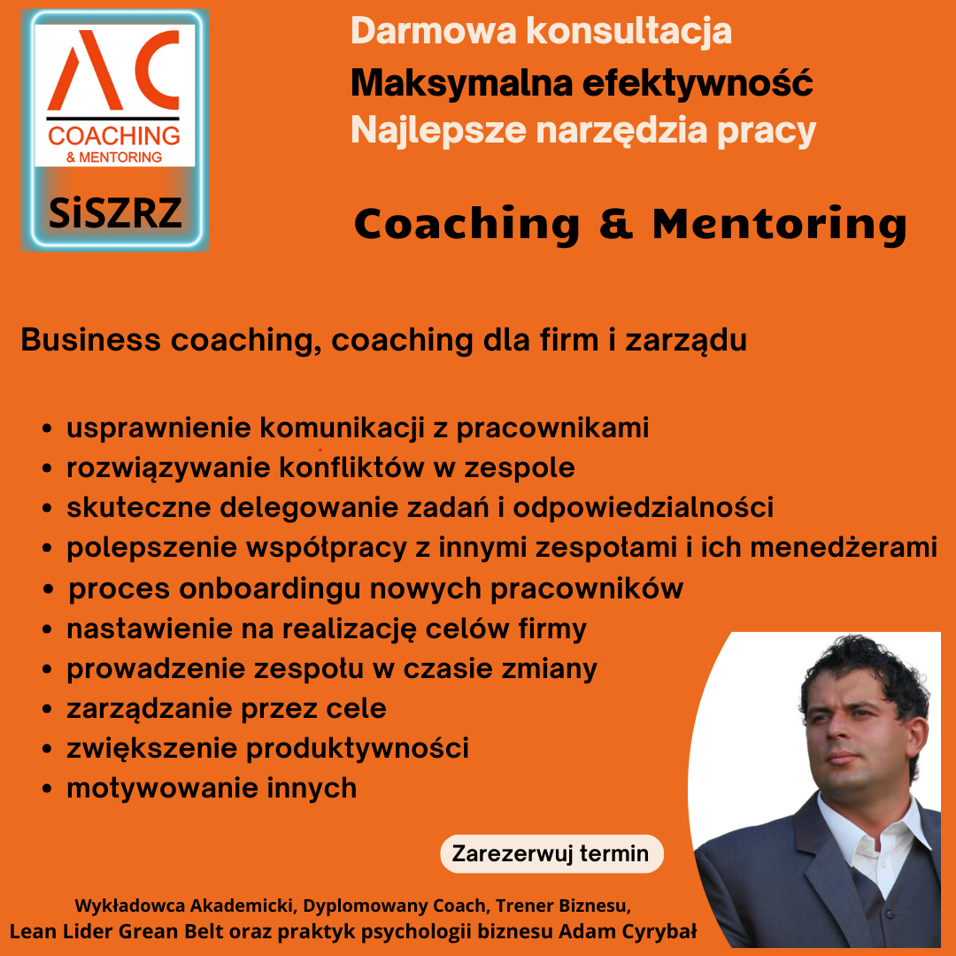Bsiness Coaching - Adam Cyrybał Coaching Biznesowy - Adam Cyrybał