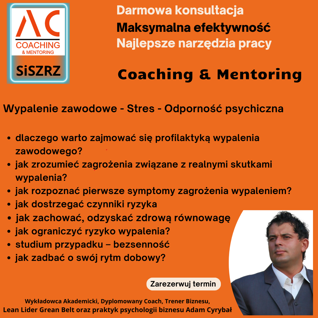 Adam Cyrybał, coach, coaching, wypalenie zawodowe katowice, life coach, life coaching, mentoring